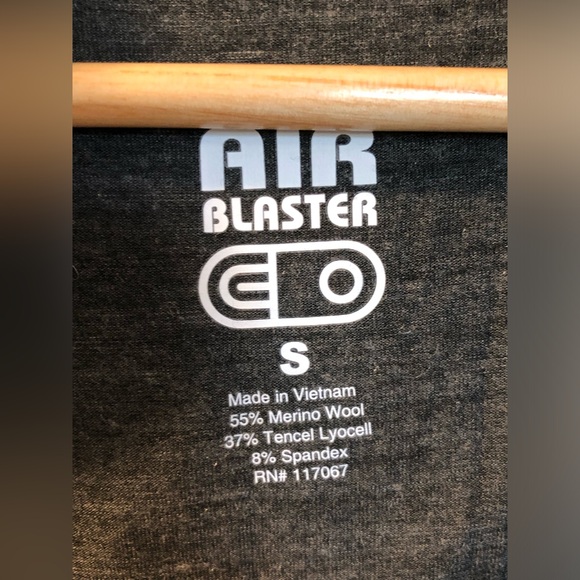 Small grey air blaster merino wool tencel onesie - Picture 4 of 8